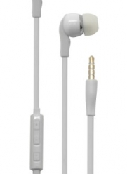 Hi-Fi Noise-Reducing Ear Buds Pure Beats Premium Stereo Headset with In-Line Microphone For iPhone 5 Verizon 4G LTE, AT&T and Sprint (White)
