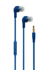 Hi-Fi Noise-Reducing Ear Buds For The New iPhone 5 Verizon 4G LTE, AT&T and Sprint (Blue)