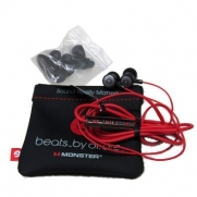 Monster ibeats Beats by Dr. Dre Black High Performance In-Ear Headphone Earphone for iPod, iPad, iPhone3G, iPhone 4, iPhone 4S, Android, Smartphone, Galaxy S and other 3.5mm MP3 Devices - BULK Packaging