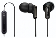 Sony MDREX38iP/BLK EX Earbud with iPod Remote Control - Black