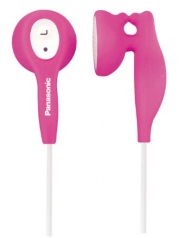 Panasonic RP-HV21-P In-Ear Earbud Heaphones with Built-in Clip (Pink)