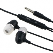 eForCity Universal 3.5mm In-Ear Stereo Headset w/ On-off & Mic Compatible with , Samsung© Craft SCH-R900, Black