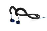 H2O Audio IEN2-BK Surge Sportwrap Waterproof In-Ear Headphones (Black/Blue)