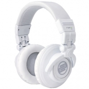 Reloop RHP-10 LTD Professional DJ Headphones with Rotating Ear Cups, Closed, White (RHP-10-LTD)