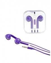 HBetterTech(TM) Newest Stylish In-ear 3.5mm Earphone Earbuds Headset HeadPhone w/ Remote Mic For iPhone 5 5S 4G 4S (Purple)