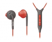 Philips SHQ1207/28 Sport ActionFit In-Ear Headset for iPhone/iPod/iPad, Orange/Gray