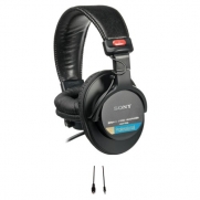 Sony MDR-7506 Circumaural Closed-Back Professional Monitor Headphone Bundle 1