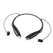 Eson Universal HV-800 Wireless Music A2DP Stereo Bluetooth Headset Universal Vibration Neckband Style Headset Earphone Headphone For cellphones such as iPhone, Nokia, HTC, Samsung, LG, Moto, PC, iPad, PSP and so on & enabled Bluetooth-Black