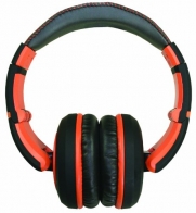 The Sessions Professional Closed-Back Studio Headphones by CAD Audio - Black with Orange