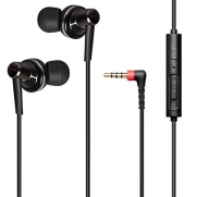 In-Ear Headphones Phrodi POD-300P Enhanced Bass In-Ear Headphone with Microphone for iPhone 6, 6 Plus, 5S, 5C, 5, 4S, 4 / iPad 4, 3, 2,1, Mini, Air (Retina Display models) / iPod Touch, Nano, Shuffle, Classic / Samsung Galaxy S5, S4,S3, Note 4, Note 3, No