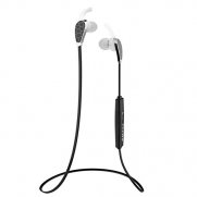 GLCON GS-09 Mini Black Wireless Stereo Bluetooth BT Headset Headphone Earphone Earpiece Earbud with Noise Cancellation, A2DP, Microphone Mic, Music Remote Control, for sports, running, GYM and Exercise, Great Compatible with Apple IPhone 6/6 plus/5/5s/5c,