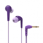 MEE Audio RX18 Comfort-Fit In-Ear Headphones with Enhanced Bass (Purple)
