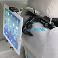 iKross Rotation Car Mount Backseat Headrest Tablet Mount Holder for 7 to 10.2 inch Tablet PC / iPad