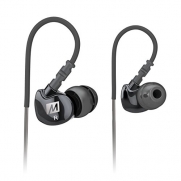 MEE audio Sport-Fi M6 Noise Isolating In-Ear Headphones with Memory Wire (Black)