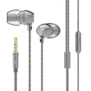 Headphones, UiiSii HM7 In-ear Earphones with In-line Mic and Noise Isolating for iPhone, iPod, iPad, MP3 Players, Samsung Galaxy, Nokia, Htc etc(Space Gray)