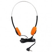 Invent Star Lord Style Walkman Hi-Fi Stereo Earphone Headset Orange ear pad