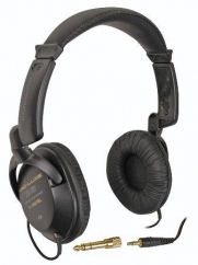 Uni-tone Heavy Duty Full Size Stereo Headphones 9ft straight cord 40mm diaphragm drive units