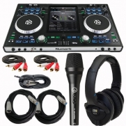 Numark iDJ PRO Premium DJ Controller for iPad-1, iPad-2, and iPad-3 With KRK Headphones, Mic and cables