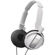 Sony Professional Lightweight Noise Canceling Studio Monitor Headphones with 30mm Swivel Earcups, Over The Head Open-Air Dynamic Closed Dome Design - White - Eliminates 87.2% of Surrounding Ambient Noise - Travel Case & Airplane Adapter Included