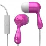 JLab JBuds Hi-Fi Noise-Reducing Ear Buds with Universal Microphone (Pink)