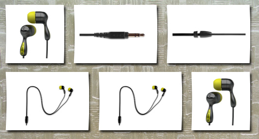 JLAB jbuds hi-fi noise-reducing ear buds (black / yellow)