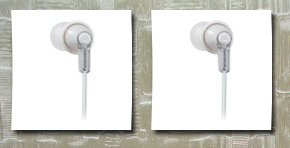 Panasonic in-ear headphone, silver