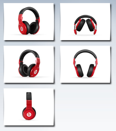 Beats pro lil wayne over-ear headphones (red/black)