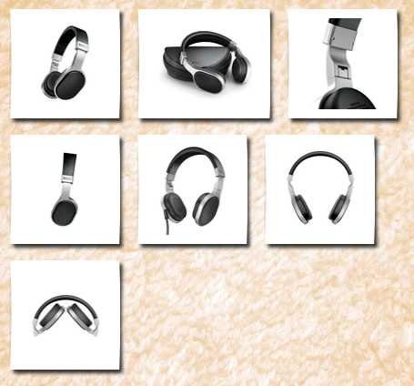 KEF hi-fi on-ear headphones aluminum/black